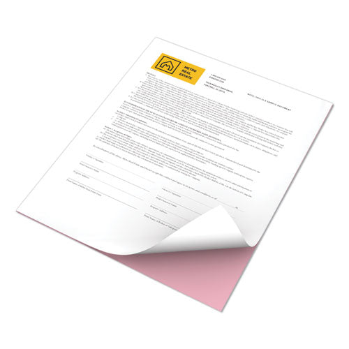 Revolution Digital Carbonless Paper, 2-part, 8.5 X 11, Pink-white, 5, 000-carton