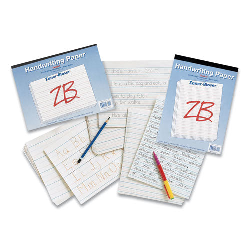 Multi-program Handwriting Paper, 30 Lb, 3-4" Long Rule, Two-sided, 8 X 10.5, 500-pack