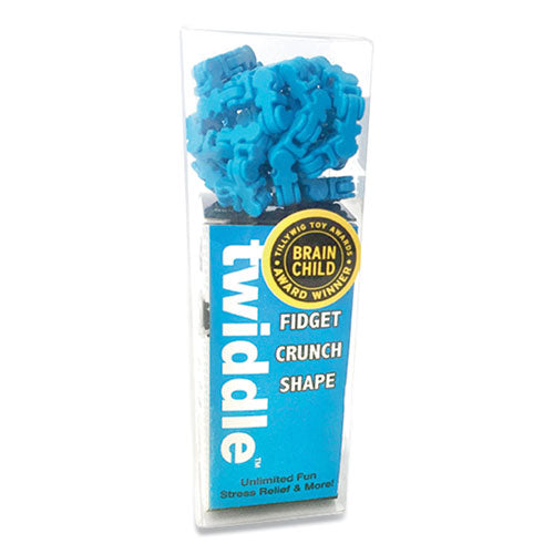 Twiddle Fidget Crunch Shape, Blue