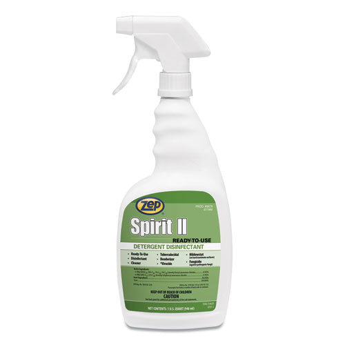 Spirit Ii Ready-to-use Disinfectant, Citrus Scent, 32 Oz Spray Bottle, 12-carton